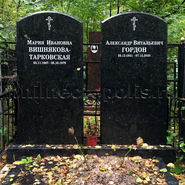 Надгробие на могиле А.В. Гордона на Востряковском Центральном кладбище