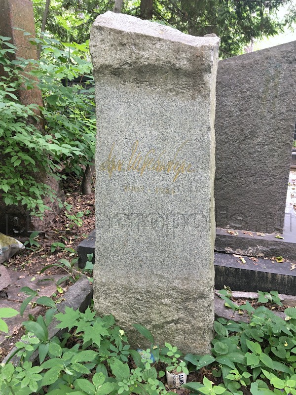 Надгробие на могиле А.А. Штейнберга на Кунцевском кладбище